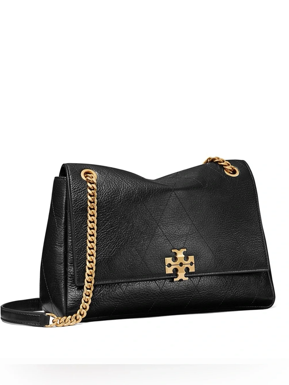 ♥️New Tory Burch Charlie Quilted Leather Shoulder Bag